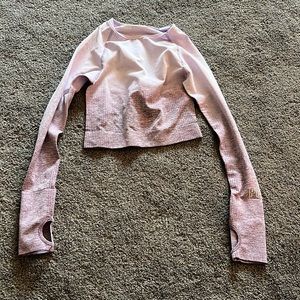 Victoria’s Secret PINK long sleeved crop top, XS